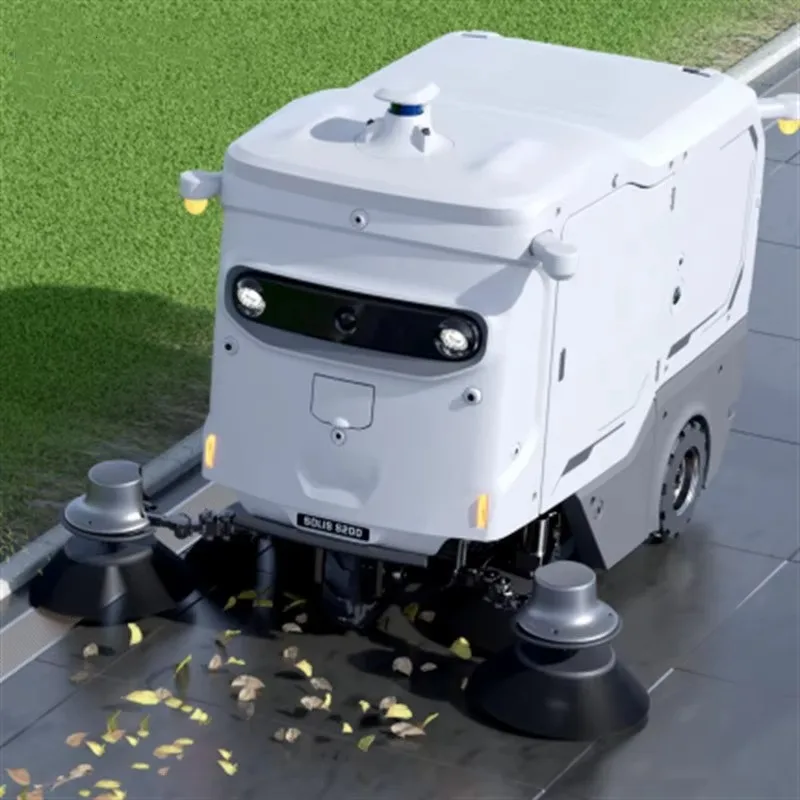 New CustomimCustom Outdoor Unmanned Automatic Machine Unmanned Intelligent Industrial Sweeper Cleaning Robot