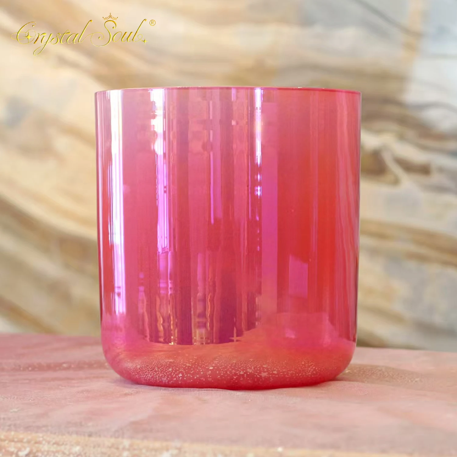 CrystalSoul 432 Гц Розово-Розовый Градиент Aurora Alchemy Crystal