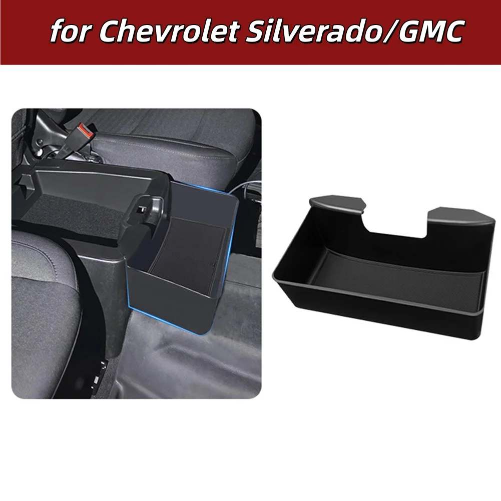 Suspended Storage Box For Center Console For Chevrolet For GMC For Sierra 1500 For Silverado For Sierra 2500HD 3500HD ABS