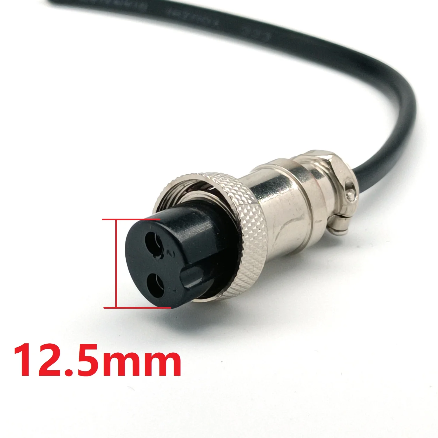 OD 12.5mm GX16 GX 16 2 Prong Pin Socket Connector Aviation Plug QQ-150 TIG Plasma Cutting Torch Welder Cutter Welding Gun Part