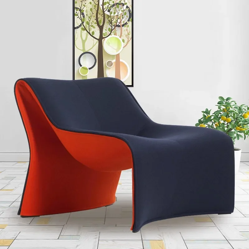 

Nordic fiberglass Casina creative back chair