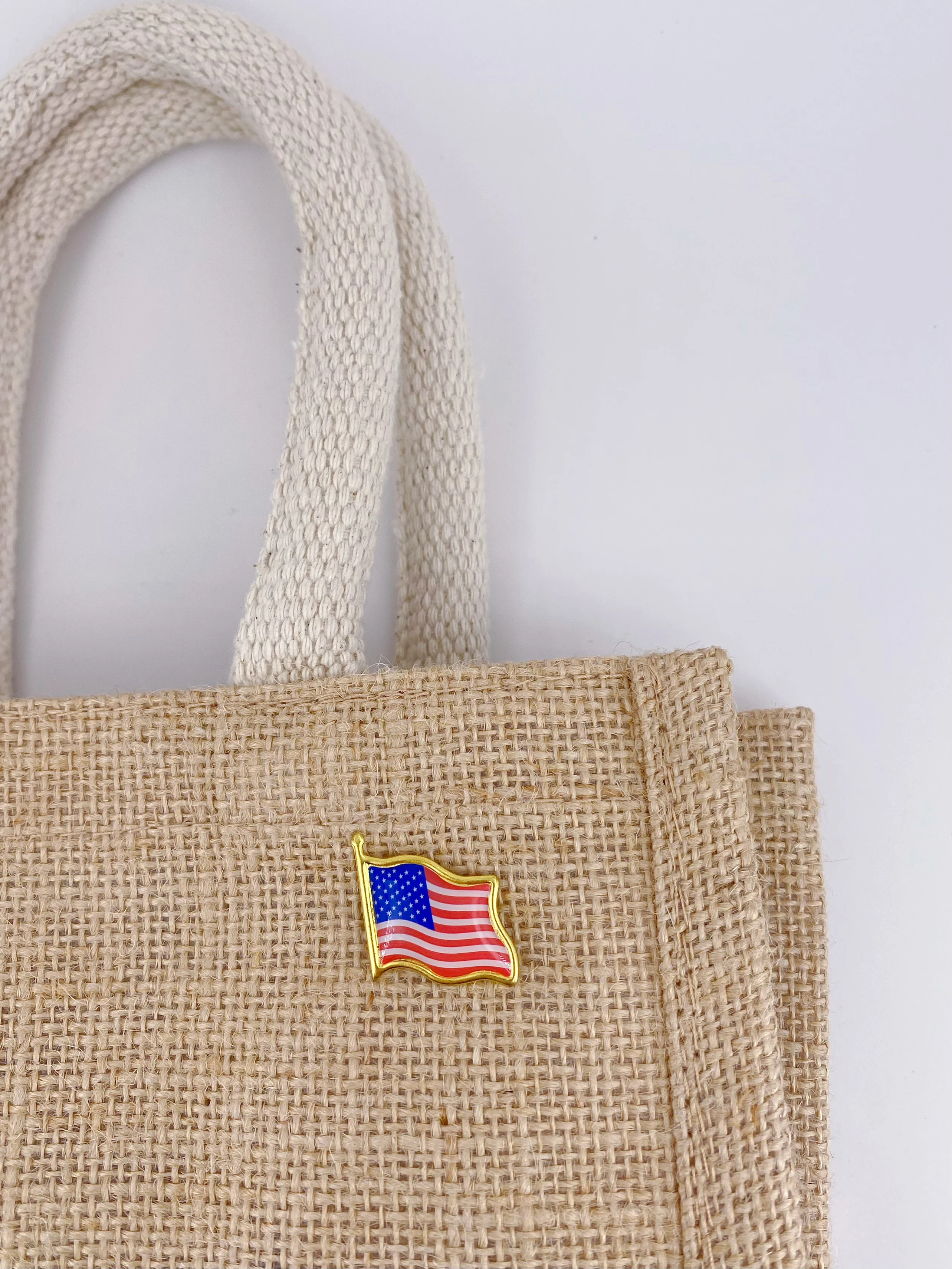 Anstecknadeln mit USA-Flagge – Brosche mit patriotischer amerikanischer Flagge aus massivem Metall, 0,8 Zoll US-Flagge, Anstecknadel für Anzug, Jacke, Blazer, Revers – Detail 4