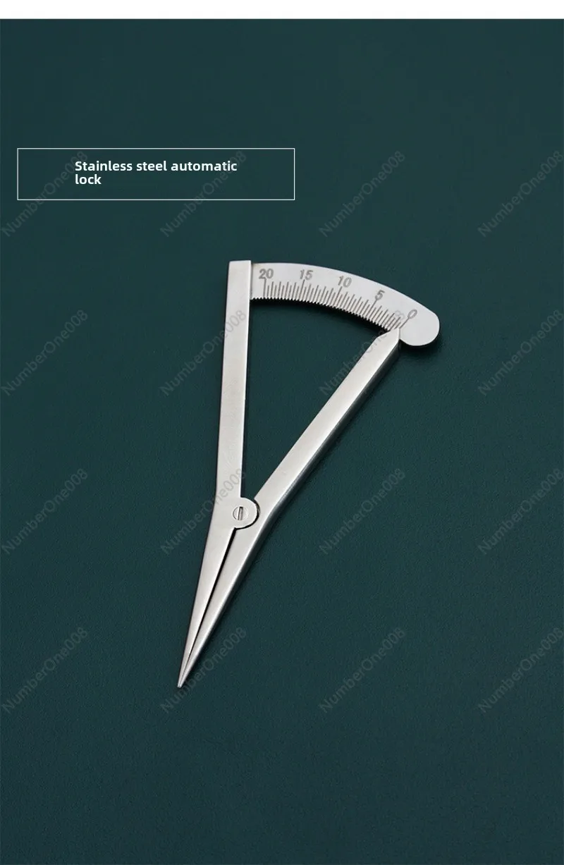 Fine Spacing Gauge with Scale, Scribing Gauge, Sideline, Mini 45 * 85mm 4832