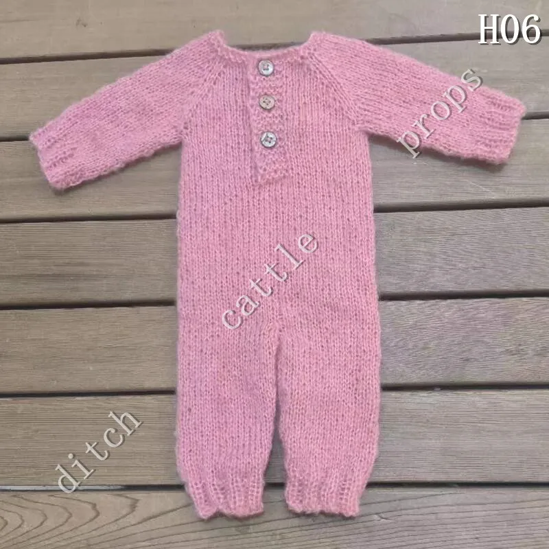 Newborn Photography Props Mohair Jumpsuit Pants Studio Clothing