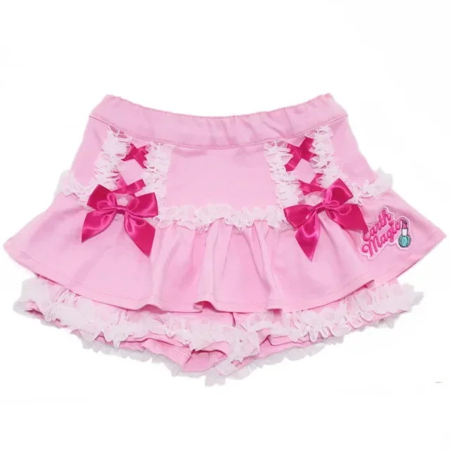 Girls' Pleated Skirt 2022 Summer European And American Japanese Lolita Princess Wind Broken Flower Sweet Children's Short Skirt