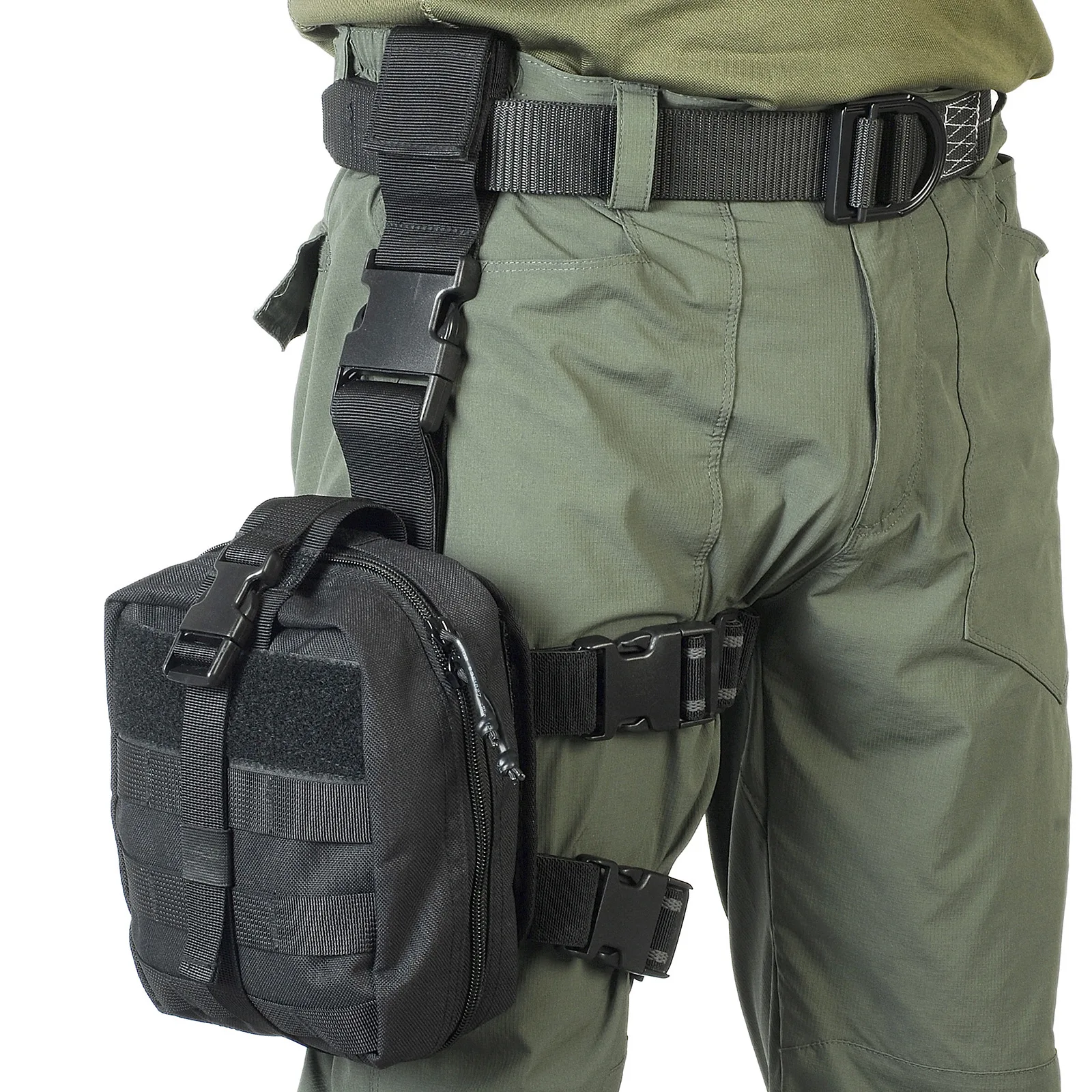 مجموعة أدوات ربط الساق والخصر للرياضات الخارجية، حقيبة أدوات ربط الساق متعددة الوظائف، حقيبة معلقة للخصر والساق سريعة التحرير #1