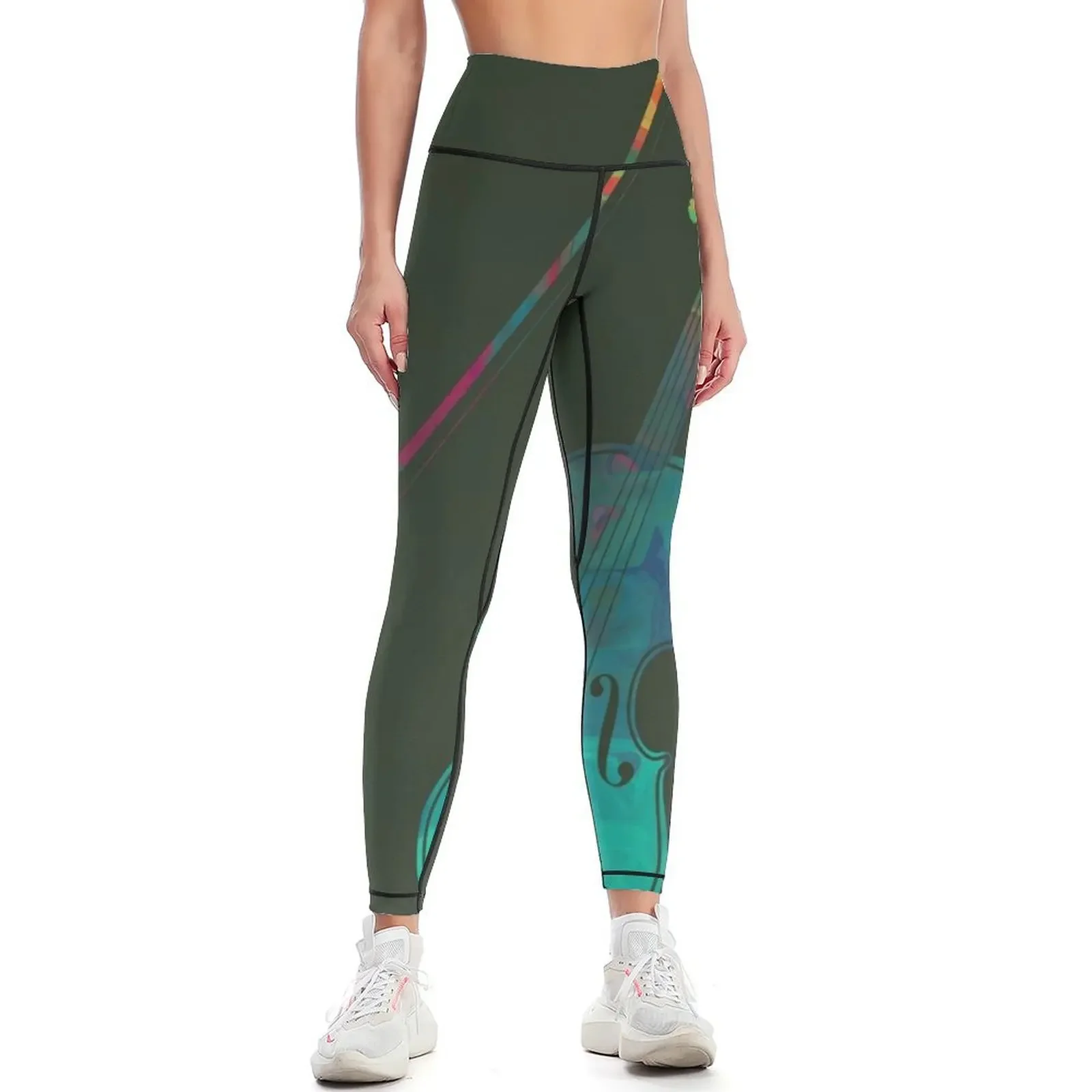 

Violin Leggings Women's gym gym womans active wear joggers for Womens Leggings