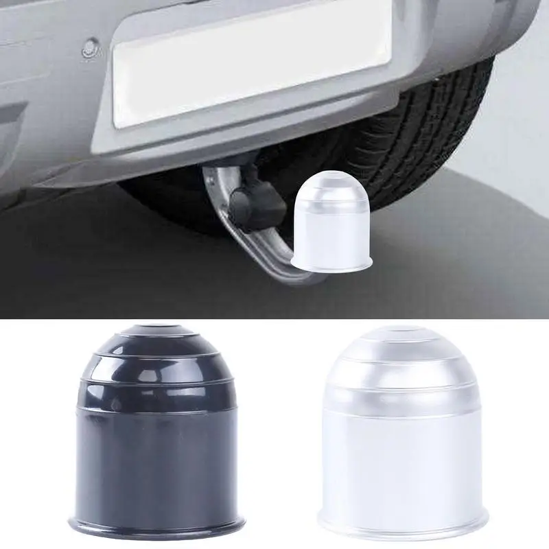 Universal 50MM Trailer Accessories Black Trailer Ball Cover Tow Bar Ball Cover Cap Hitch Protection Car Styling