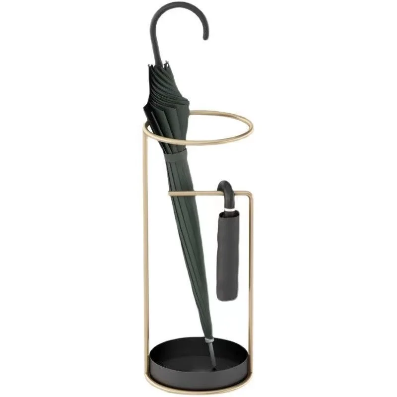 

DSA wrought iron umbrella barrel Hotel lobby Household wrought iron umbrella frame Floor-to-ceiling umbrella storage rack