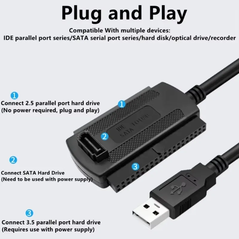 SSD Easy Drive Line Ide To Usb3.0 Conversion SATA Drive To USB Serial Port Parallel Reader Portable Business Hotel