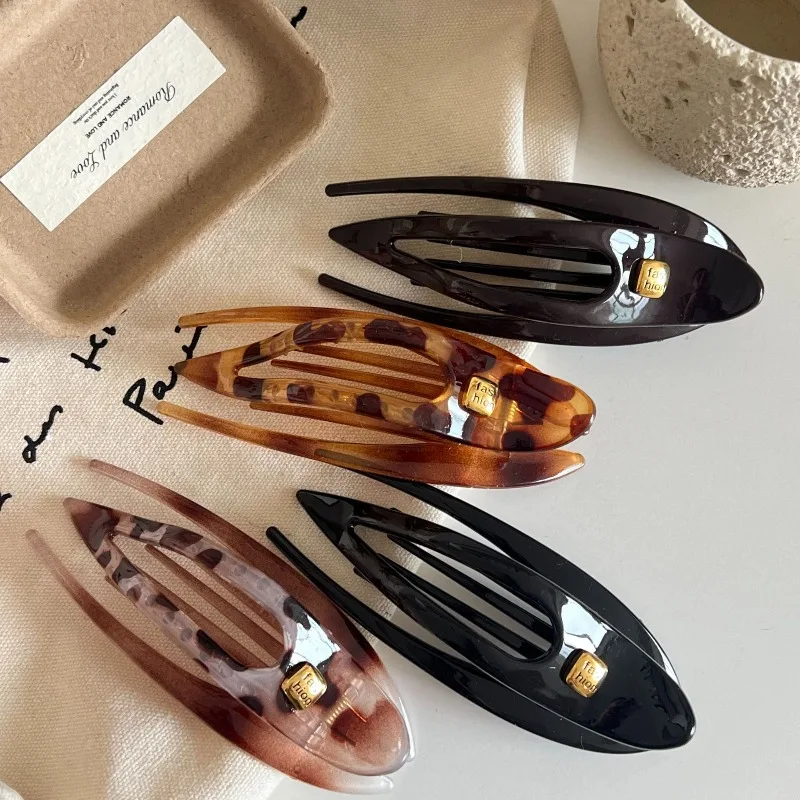 

Large Swallowtail Acetate Hair Claw for Thick Hair Bun At Back of Head Premium Non Slip Durable Alligator Hair Clip for Women