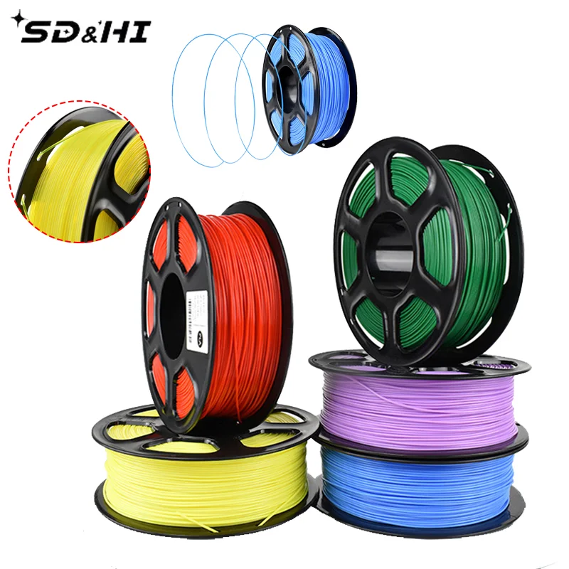 

Многоцветный PLA пластиковый материал для 3D-принтера, нить 1 кг/рулон 1,75 мм, 3D-печатная машина «сделай сам» для студийных аксессуаров