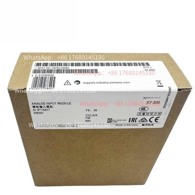 PLC Module 6ES7331‑1KF02‑0AB0 6ES7331‑7KF02‑0AB0 6ES7331‑7KF01‑0AB0 for S7‑300 S7‑1200,Brand New Original In Stock