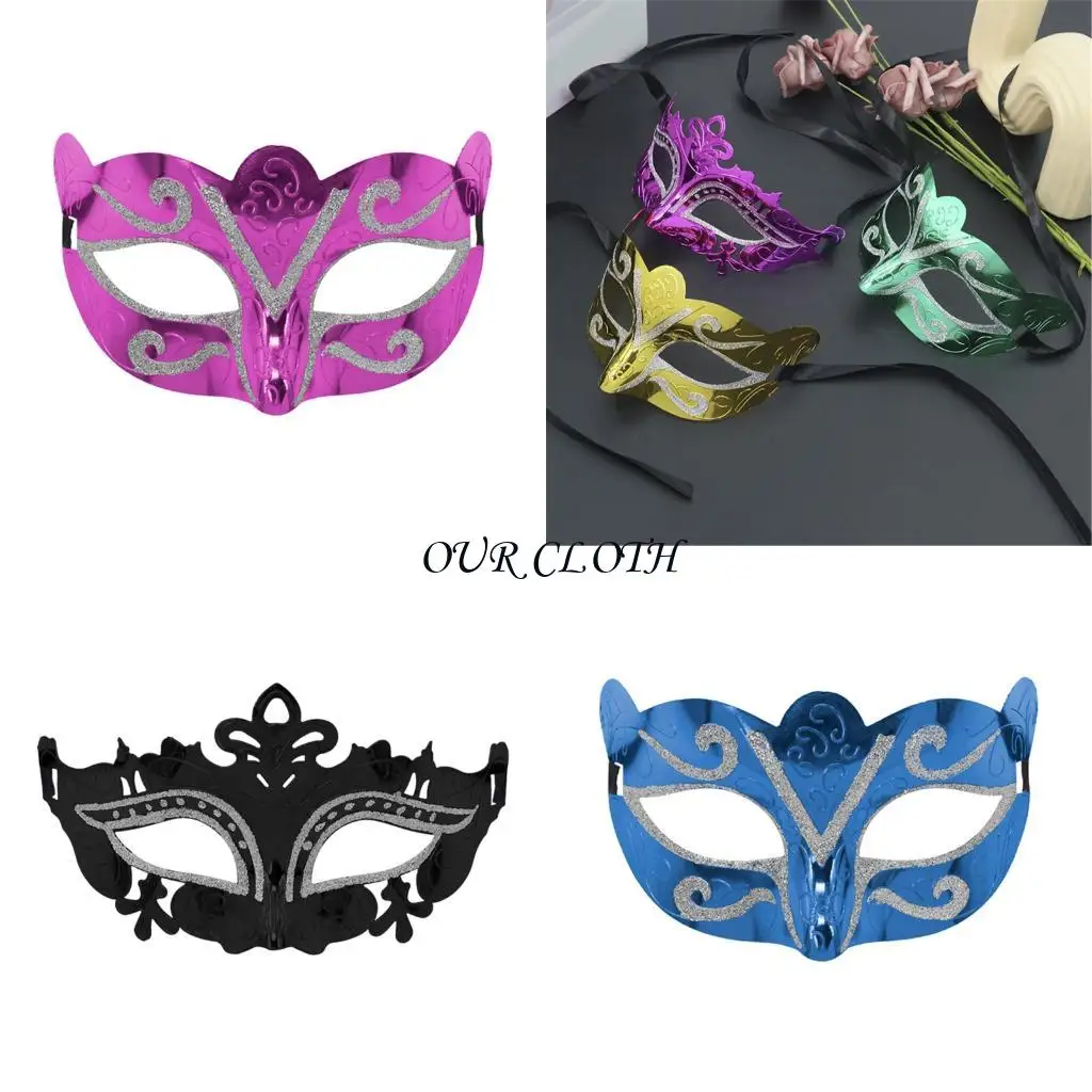 

Masquerade Mask for Women Mardi Gras Mask Carnival Prom Venetians Mask Halloween Party Mask Fancy Dress Party Supplies Y1AC