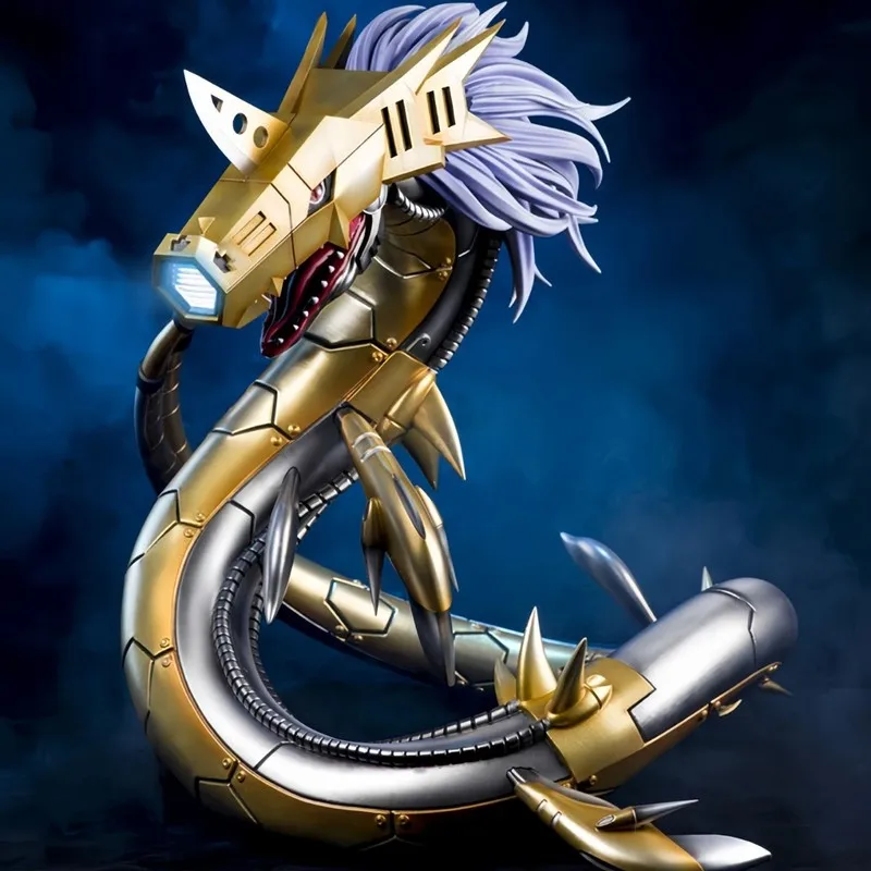 Digimon Adventure Anime Figure 3xcm Metal Seadramon Action Figurine Gk Room Decoration Children Toy Dark Masters Birthday Gift