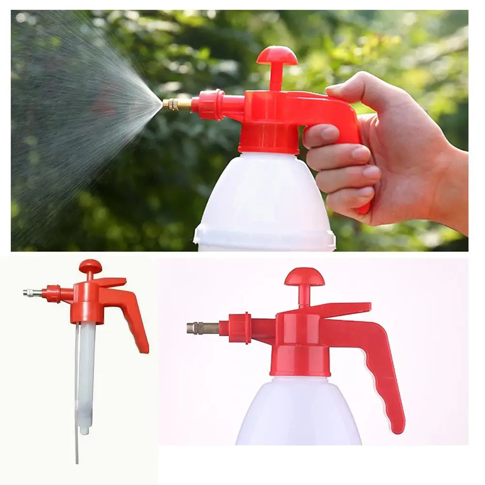 Hand Pressure Sprayer Replacement Nozzle Head with Adjustable Brass Nozzle Trigger Handle Spare Spray Head for Garden Watering