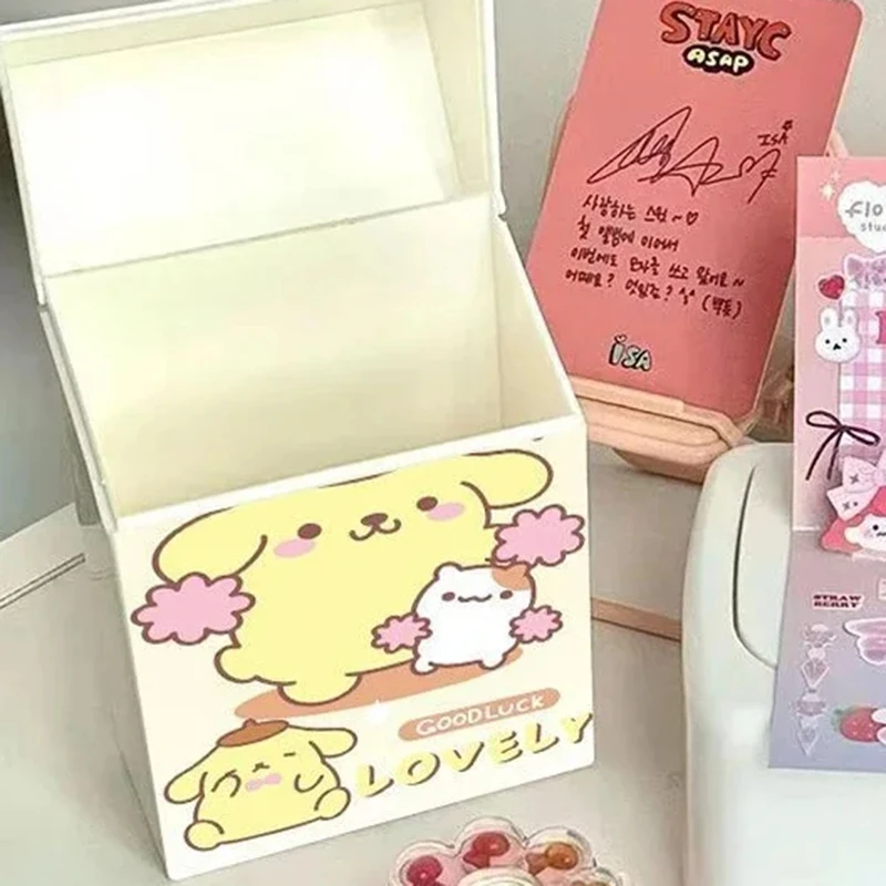 Sanrio helloキティタバコケース、アニメアクションフィギュア、私の実物、cinnoroll pochacco、かわいい煙の装飾品、ギフト