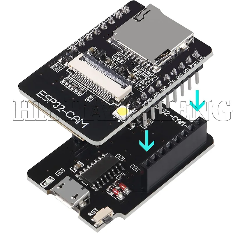 10-1PCS ESP32-CAM ESP32-CAM-MB MICRO USB ESP32 Serial to WiFi ESP32 CAM Development Board CH340 5V Bluetooth+OV3660 Camera