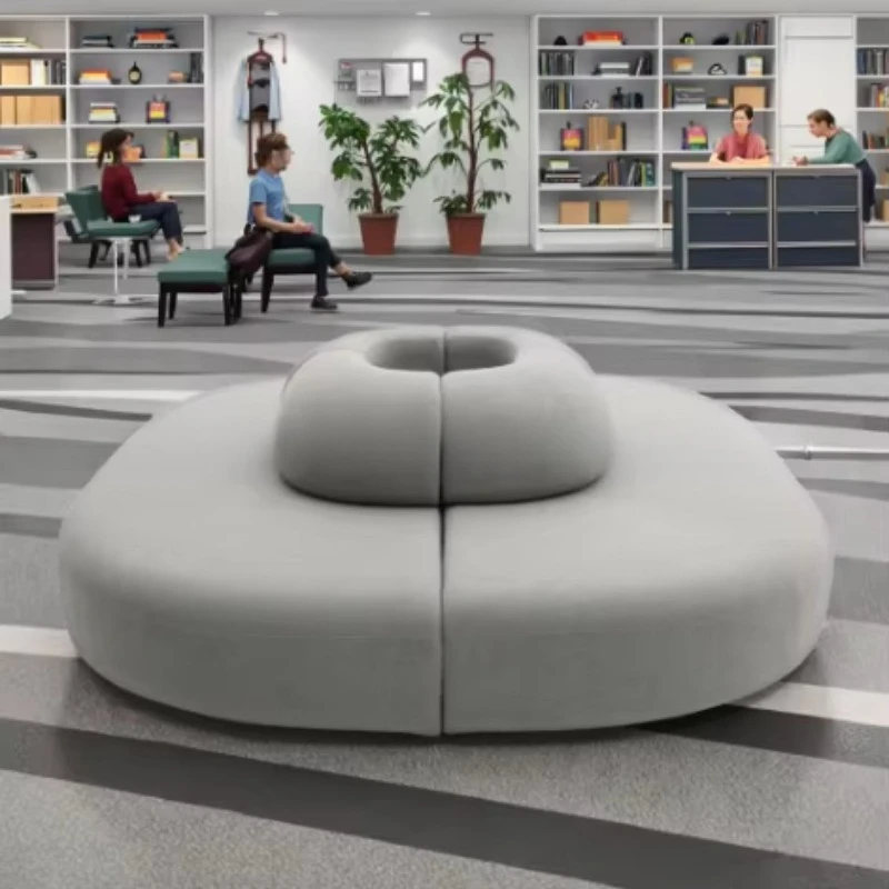 Comfortable common areas, seating furniture, soft sofas, office