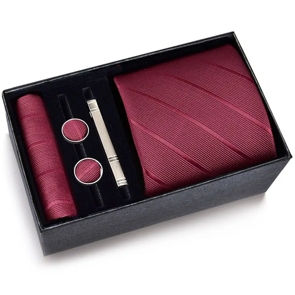 أزياء منديل واسعة التعادل مجموعات التعادل كليب اليدوية Cravat رجال الأعمال الكلاسيكية رابطة عنق الزفاف #5