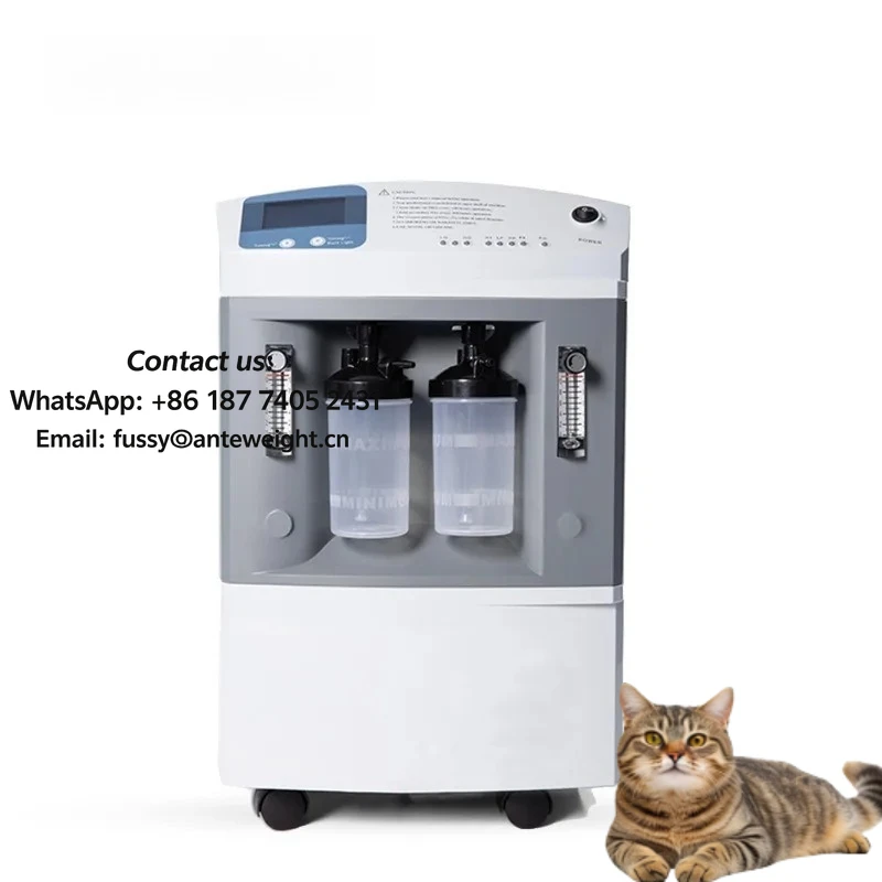 

Veterinary Medical Oxygen Machine Small Oxygen Generator Portable 10L Oxygen Concentrator and Commercial Equipment for Pet Care