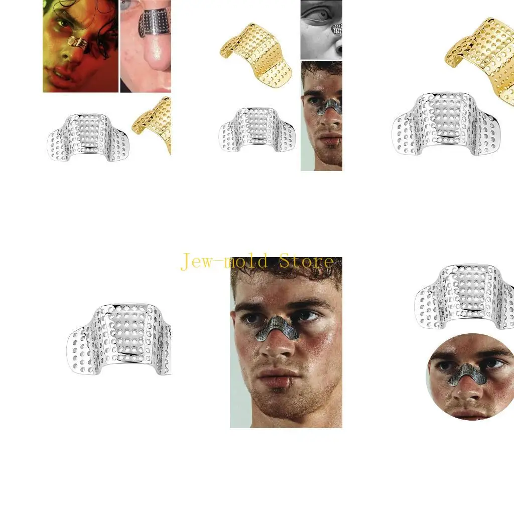 

C71B HipHop Punk Design Decorative Nose Clip Gift For Woman Girl Men Party