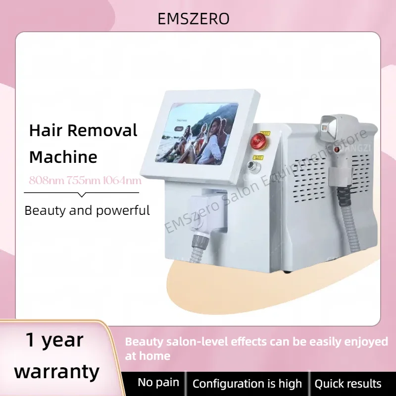 

2025 Professional High Power 755nm 808nm 1064nm Diode Laser Hair Removal Machine lce Titanium Painless Epilator For Salon