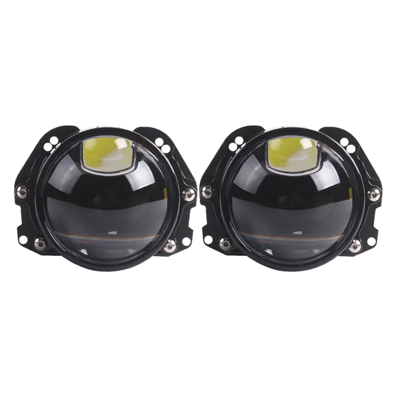 Super Bright 3-Inch 82W 6000K Bi Car Projector LED Headlight Bulbs New Condition 12V for Autos Cars