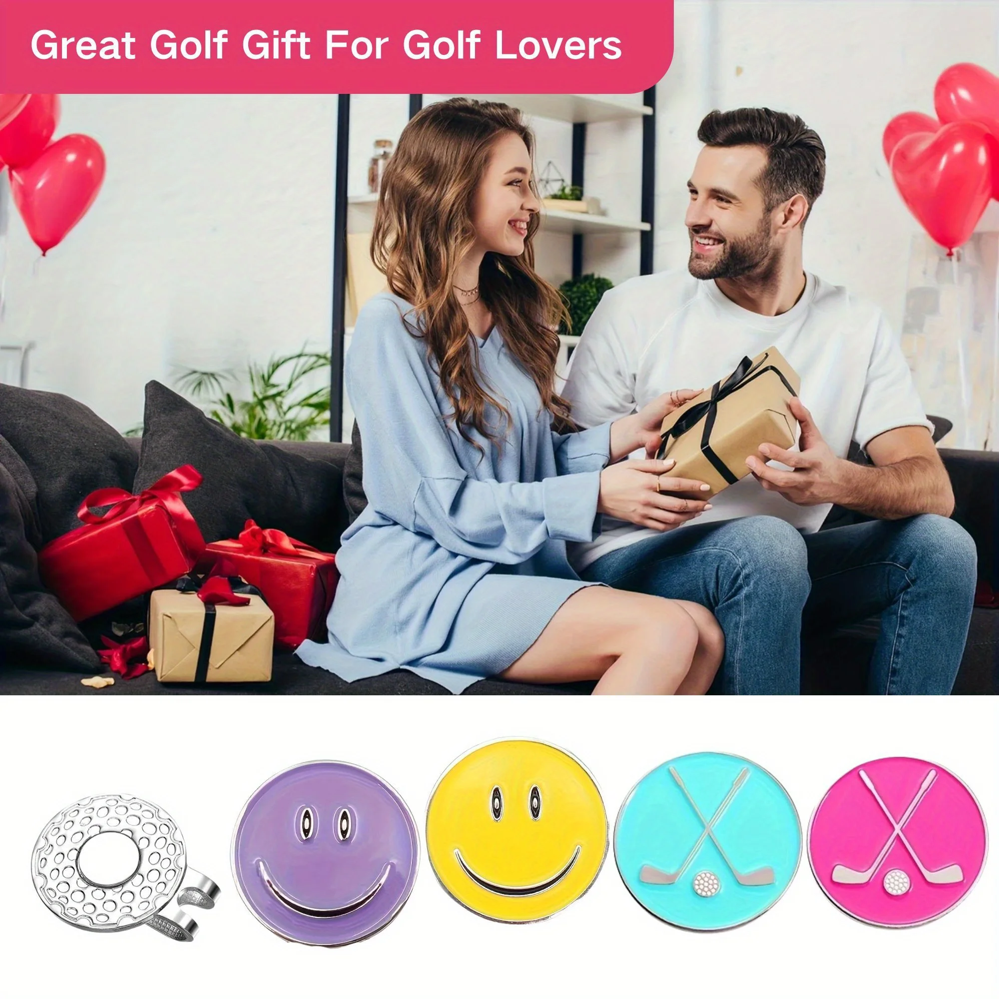 10 مجموعات من مجموعات أقلام كرة الجولف المضحكة Happy Gilmore، وإكسسوارات الجولف للرجال للاعبي الغولف وأعياد ميلاد الأب وعيد الأب