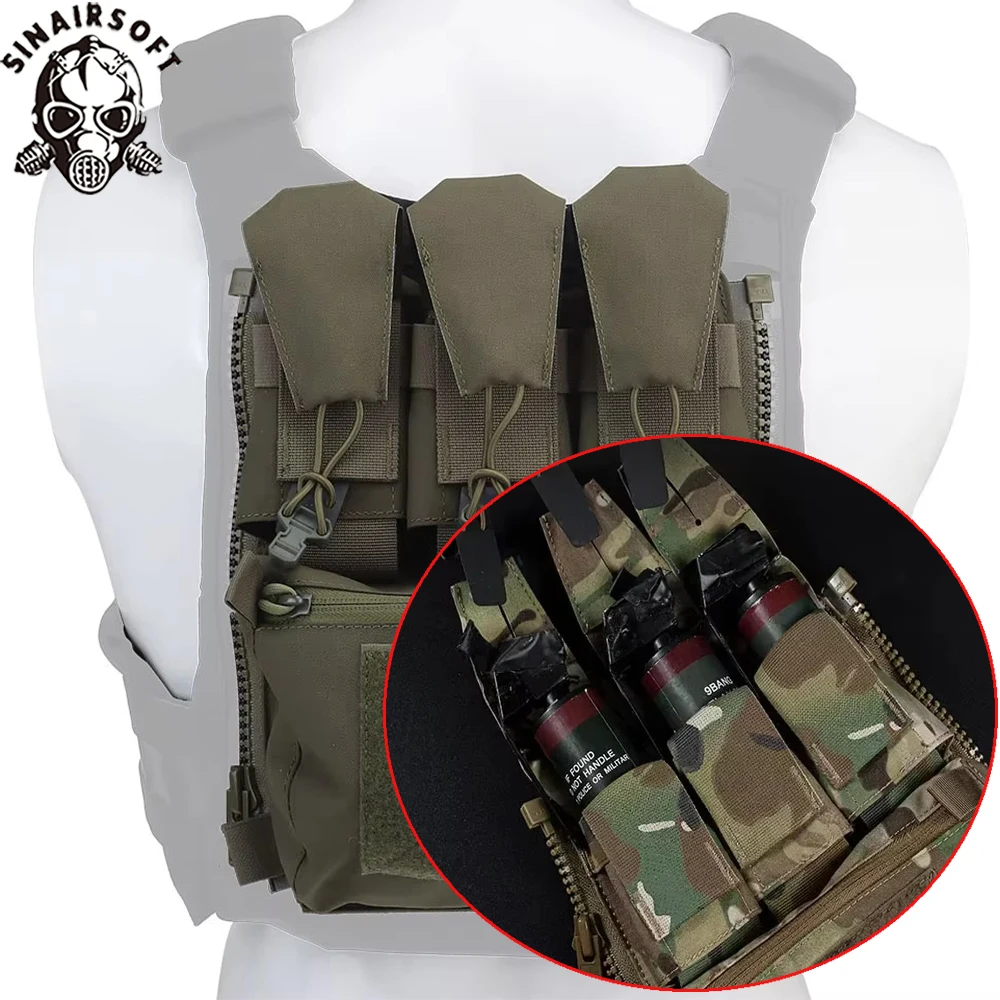 sinairsoft-v5-fcpc-スポーツバックパネルバックプレートジッパー付きエアソフトベスト拡張バッグトリプルポーチベストプレートキャリアアクセサリー