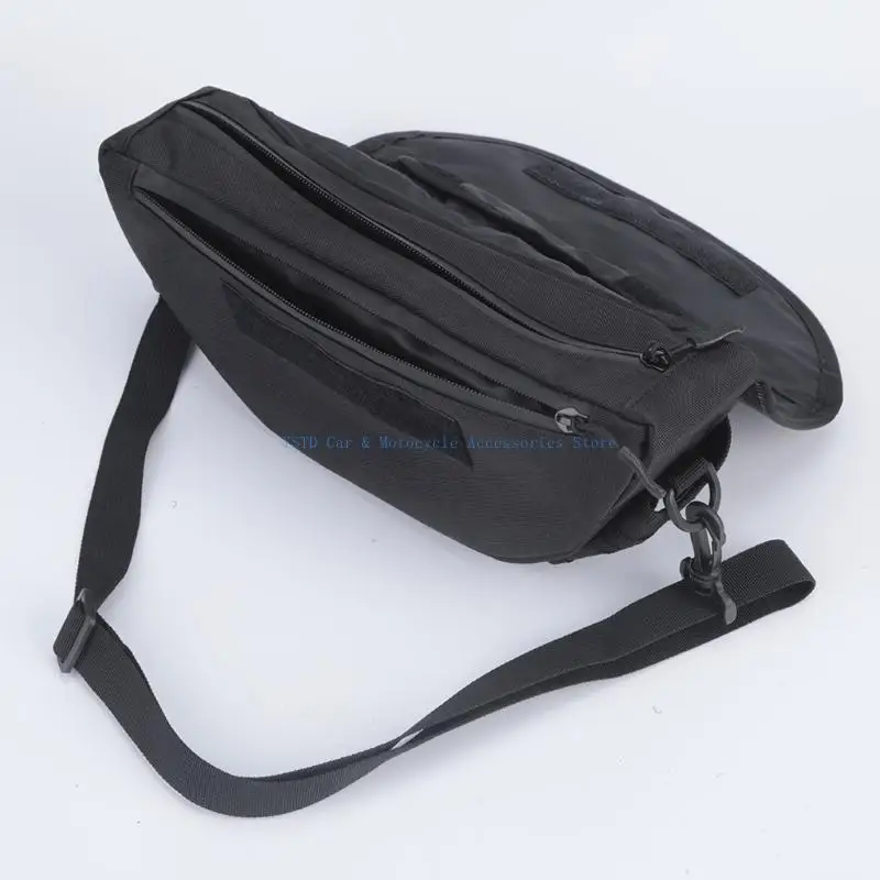 L5BC Flexible Fabric Motorcycle Bag with Clear Phone Viewing Panel