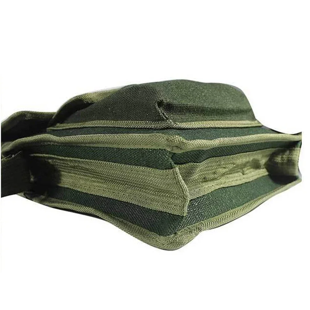 Resistente ao desgaste Canvas Storage Tool Bag, Hardware portátil, Espessado Caixa De Ferramentas Eletricista, Ferramentas Crossbody, Ferramentas De Reparo, 1Pc