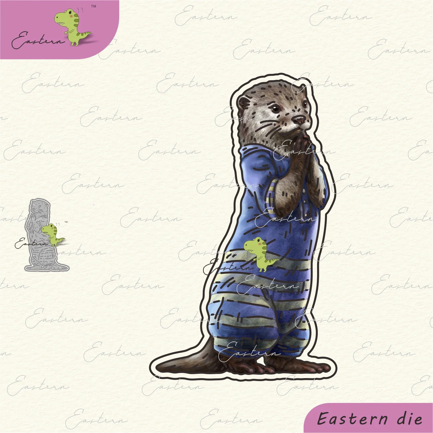 Otterly Adorable Die Set new metal cutting dies DIY molds Scrapbooking die cut crafts dies two red robins dies