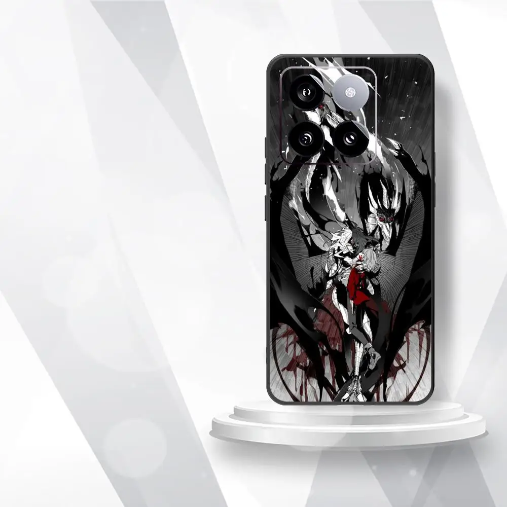 Y_yu-G_gi-O_oh! حافظة لهاتف شاومي 14 الترا 14 13T 13Pro 13 12T 12 11T 11i 11 حافظة من السيليكون الأسود