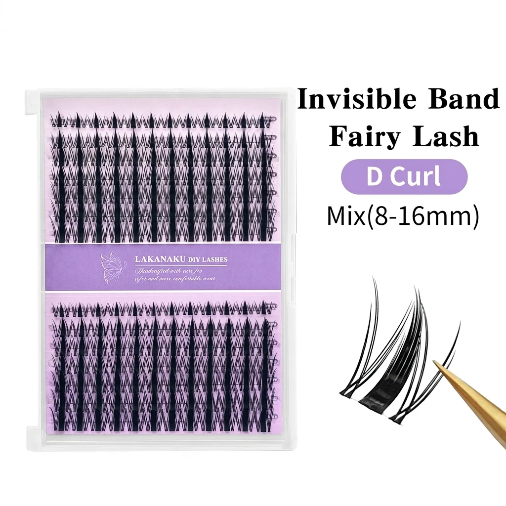 Large Capacity Sunflower Dense Lashes Synthetic Fiber Lash Extensions For Party Makeup C Curl Natural Thick False Eyelashes Kit