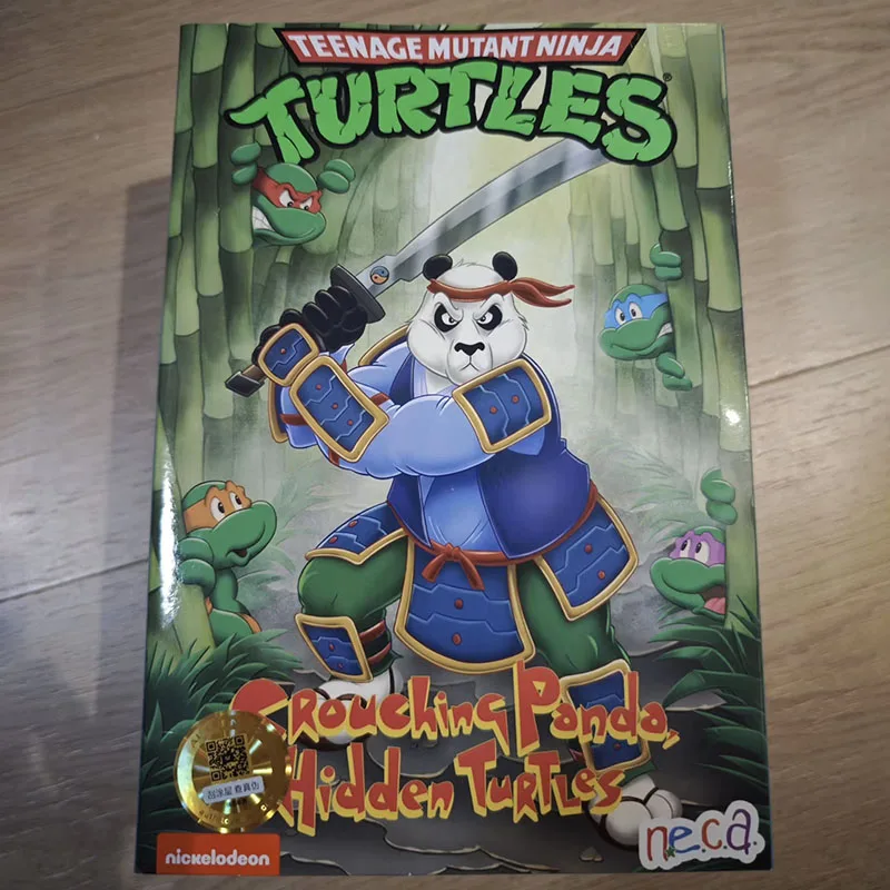 

TMNT Panda Khan Фигурка NECA 54475 Черепаха-ниндзя Фигурки Аниме Модель Периферийные 7-дюймовые Фигурки Оригинал