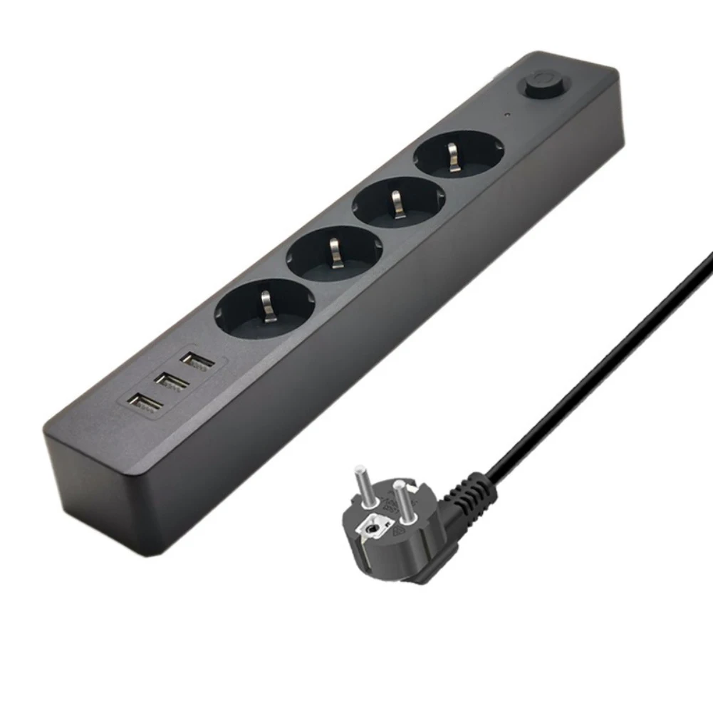 

Розетка для кабеля безопасности детей 3 USB-порта Удобное управление питанием Простая установка Щедрая длина кабеля 31,5*6*5 см