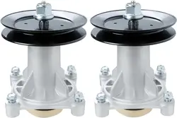 2 Pack 187292 Spindle 54inch Deck 195945 Pulley Replaces 532192870 532187292 Pulley 195945 197473 Fits for Oregon 82-026 Rotary