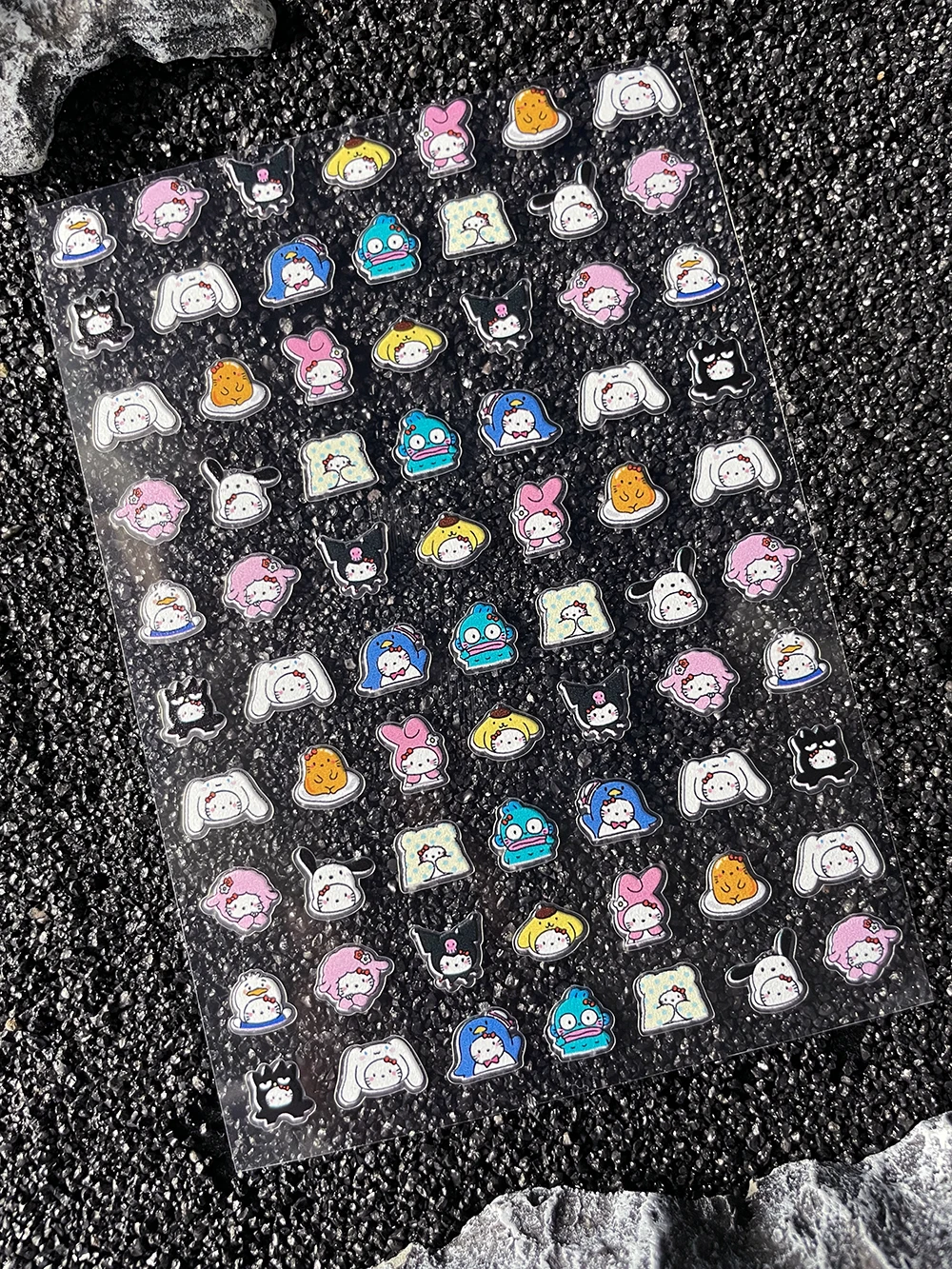 

Pixel Style Diy Kawaii Hellokitty Pvc Waterproof Nail Art Stickers Y2K Retro Animal Scrapbook Mobile Phone Decoration Stickers