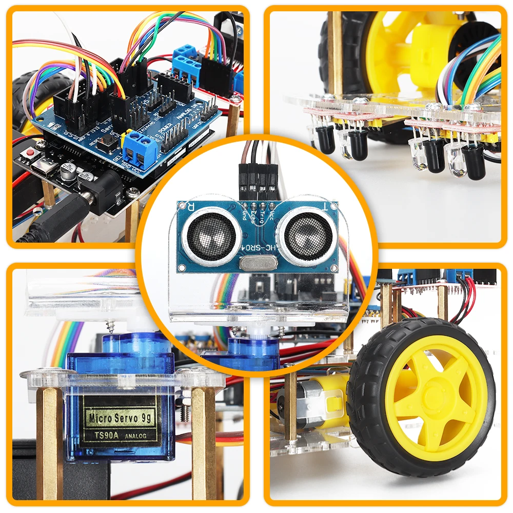 Tscinbuny Kit otomatisasi Robot mobil pintar untuk Arduino Kit pemula Robot edukasi pemrograman pembelajaran lengkap pengembangan Manual