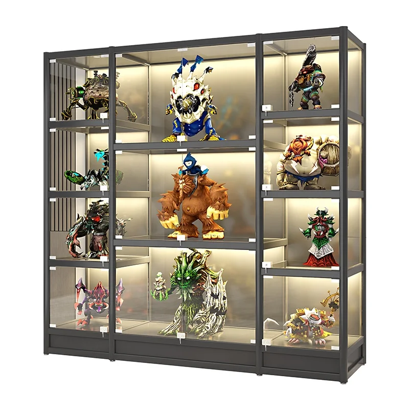 custom.Beauty Salon Skincare Product Glass Display Cabinet Customization showcase Glass Display Cabinet
