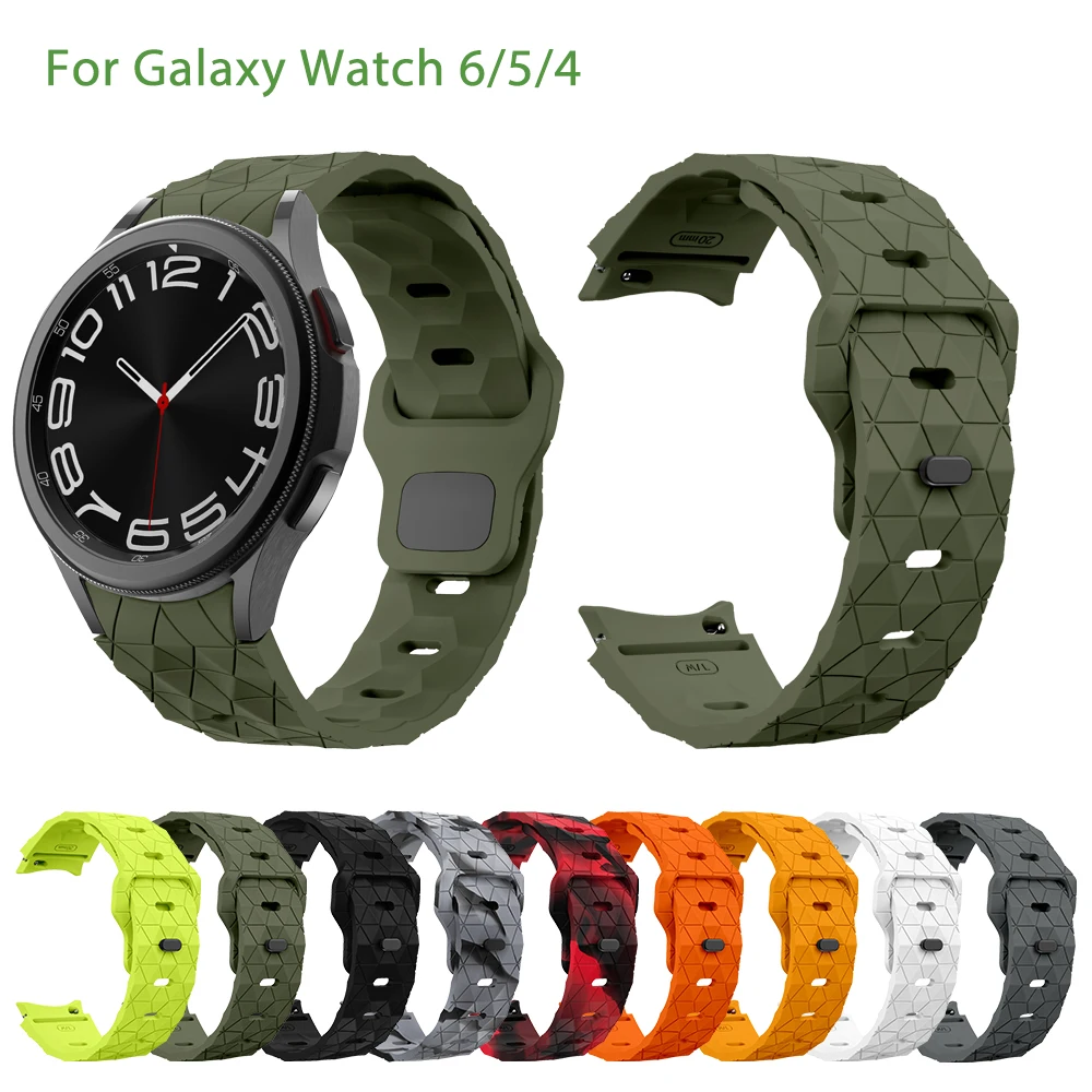 

Silicone Sports Watch Bracelets for Samsung Watch 4 44mm 5 40mm 6 44mm Soft Silicone Wristbands Women Men for Galaxy Watch 6 5 4