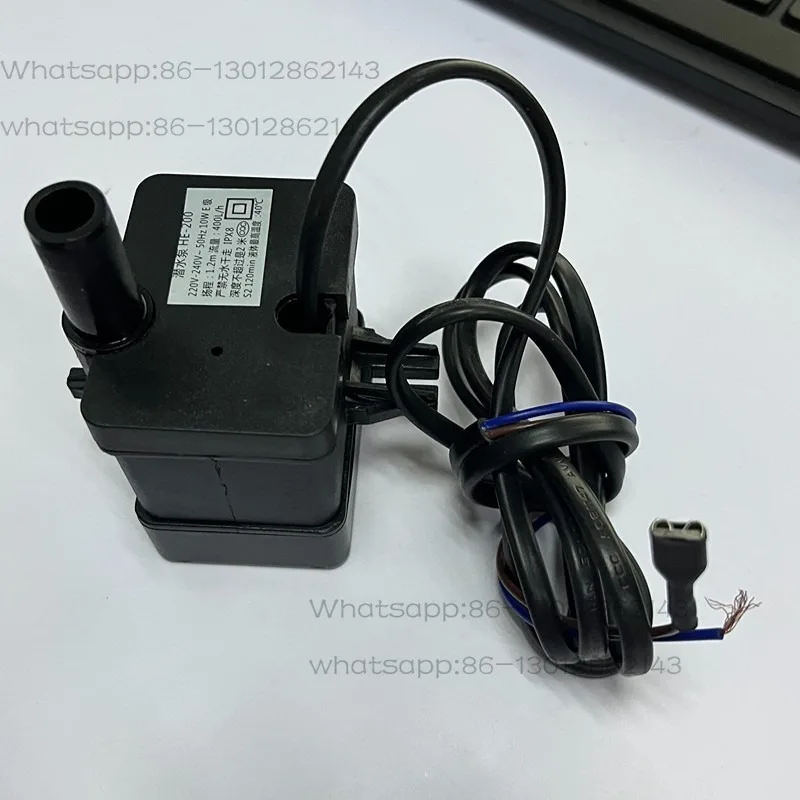 HE-200 Air Cooler Water Pump Water Cooler Fan Circulating Submersible Pump 10W 400L/H Household Tower Fan Accessories 220v