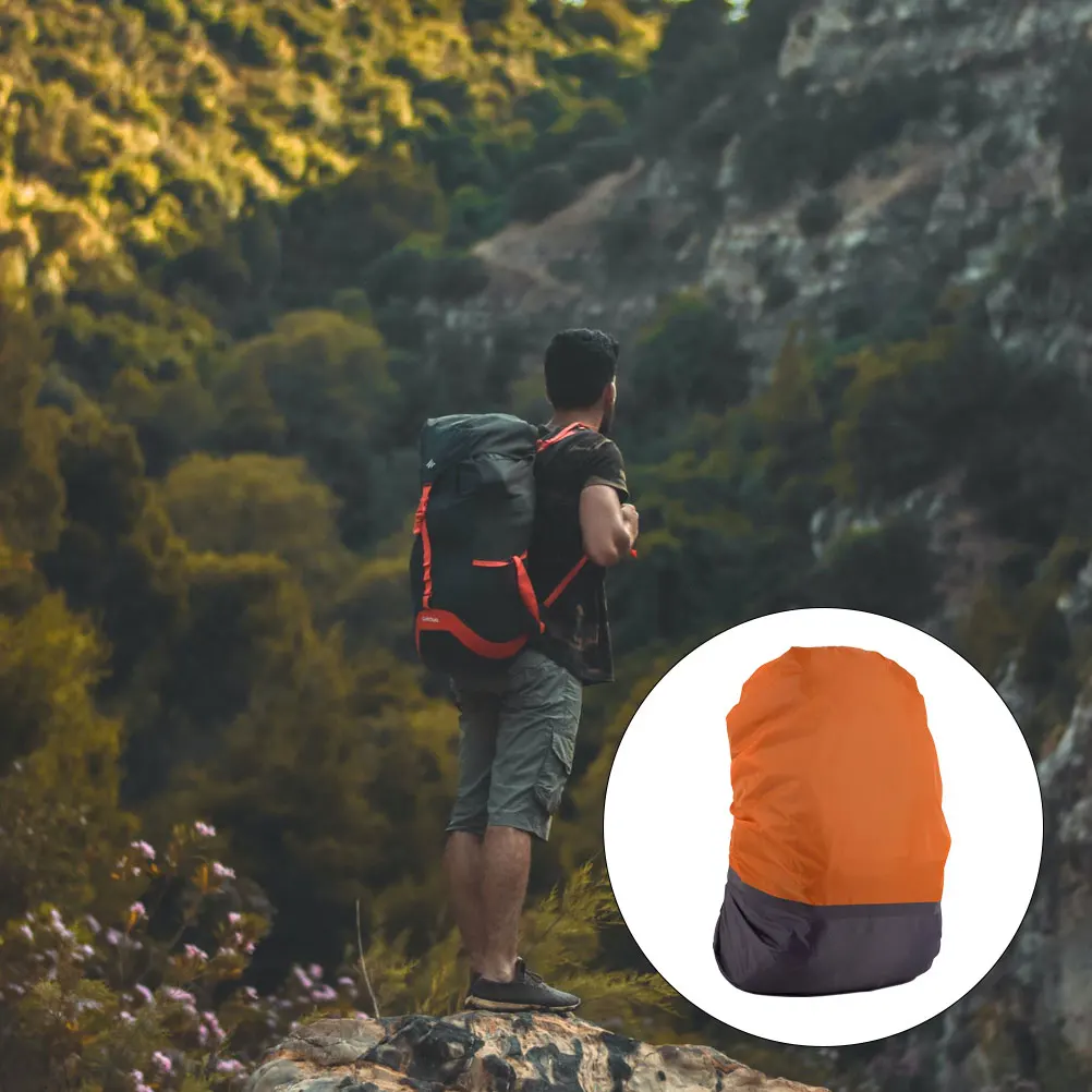 

Large 190T Backpack Rain Waterproof Backpack Cover Cover Waterproof Lightweight Reflective Camping Travel Hiking Dustproof