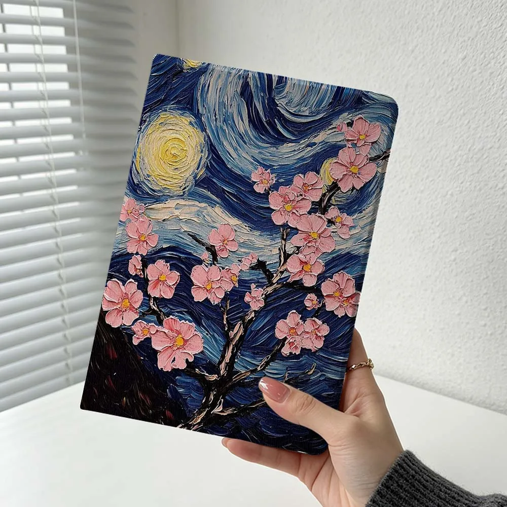 Van Gogh The Starry Night For Xiaomi Redmi Mi Pad 8 7 6 5 4 2 SE K Pro Max Ultra Poco Pad Soft Inch Tablet Case Cover