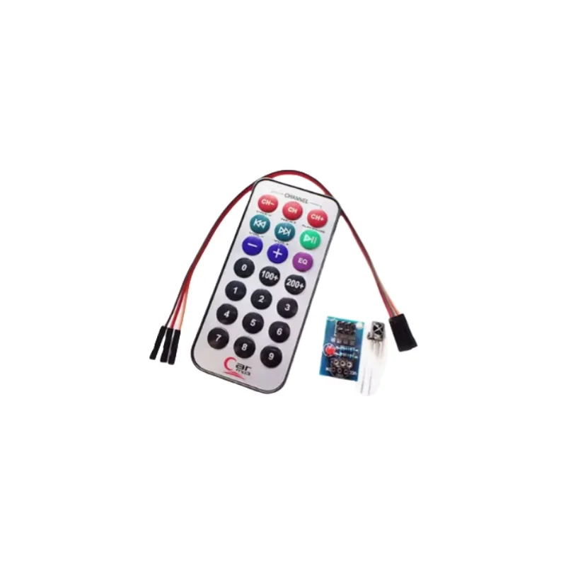 

Single-Chip Microcomputer Infrared Remote Control Module+Receiving Head HX1838+NEC Encoded Infrared Remote Controller 3-Piece