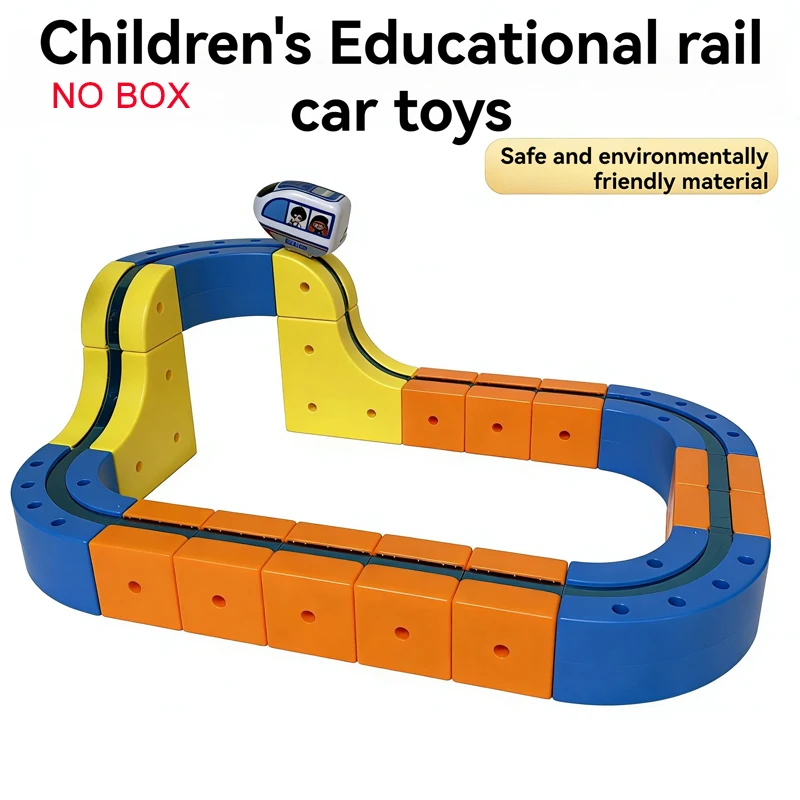 Juguete de Tren Magnético para Niños, Bloques de Construcción DIY, Pista Mágica, Laberinto de Gravedad, Juguete Educativo, Regalo de Navidad o Cumpleaños