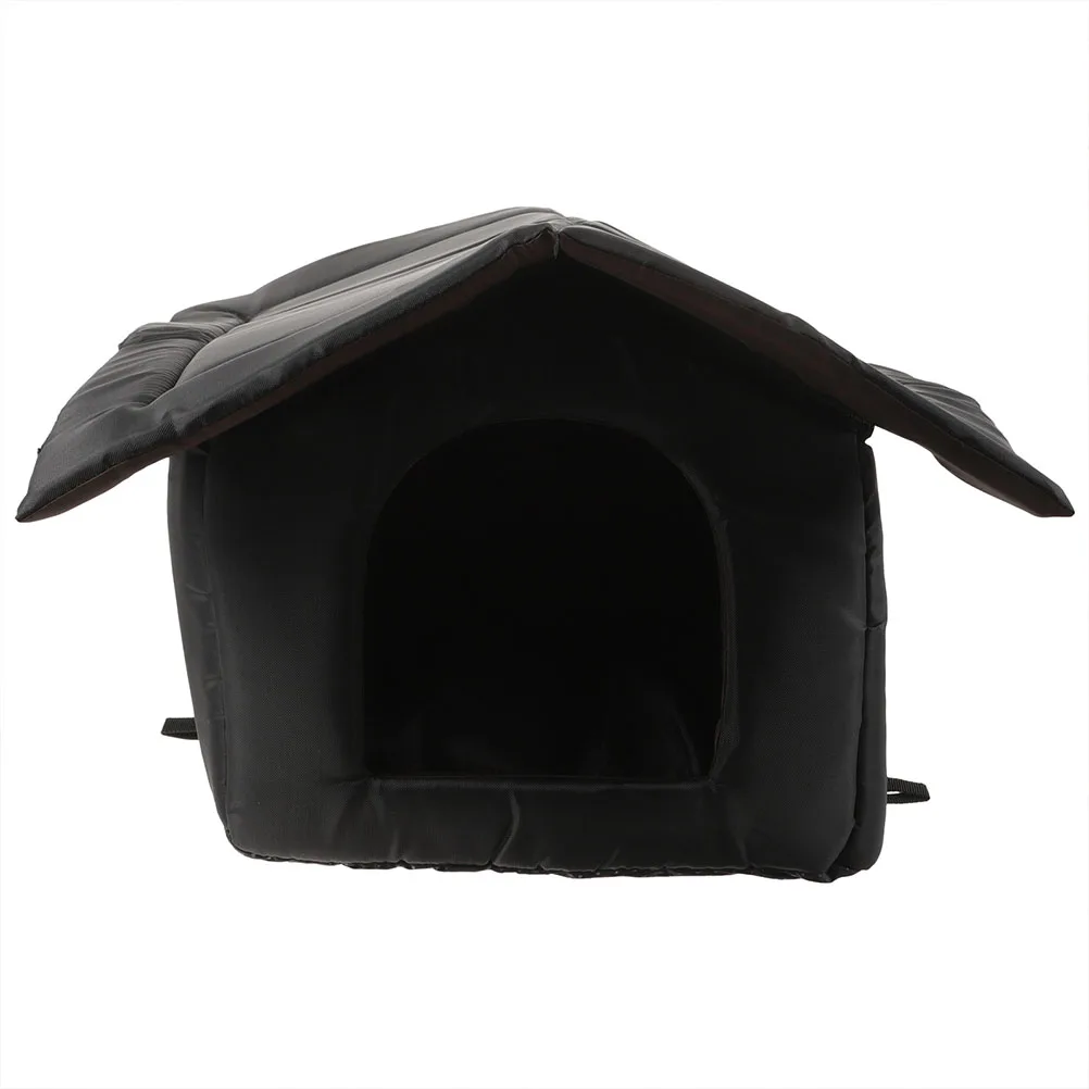 Wodoodporny domek dla kota na zewnątrz, odporny na warunki atmosferyczne, schronienie dla zwierząt, mała budka dla psa, przytulna jaskinia, ciepłe legowisko dla zwierząt, domek dla kota, budka dla psa na zewnątrz.