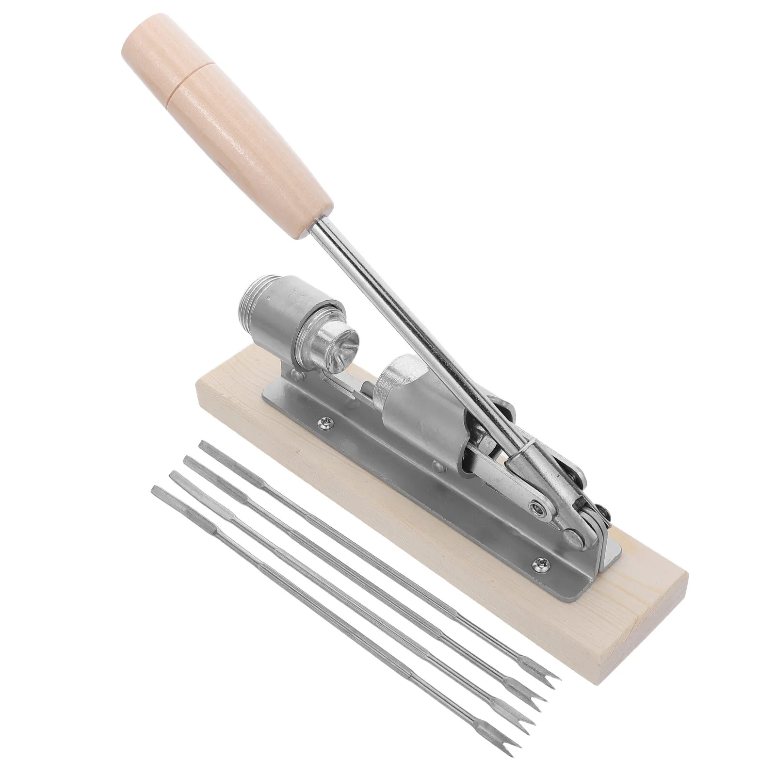Heavy Duty Mechanical Nutcracker Desktop Walnut Chestnut Opener Tool Ergonomic Non-Slip Handle Pecan Cracker Shell Breaker Metal view 4