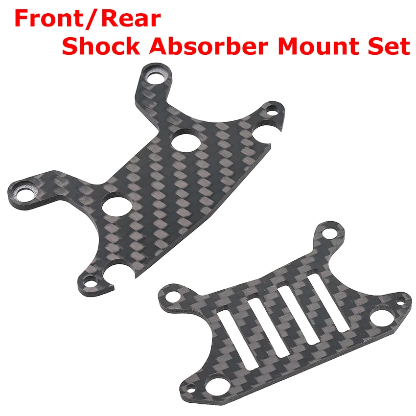 

Carbon Fiber Shock Absorber Reinforcement Plates for GF-02 Front/Rear Damper Stay Kit Stiffer & More Durable